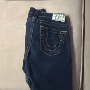 True Religion Dark Blue Jeans with Embellished Pocket